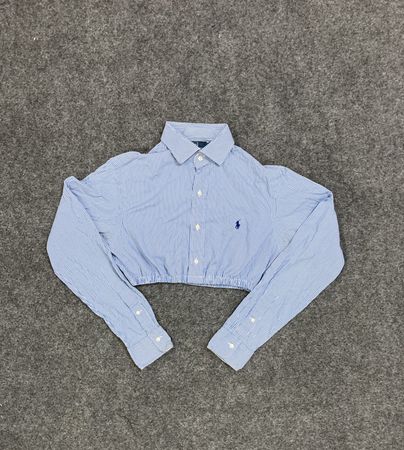 Upcycle Polo RL Crop Top