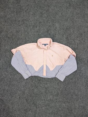 Upcycle Polo RL Crop Top