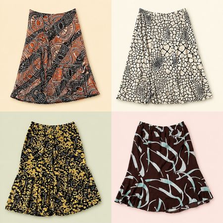 Y2k Printed Midi/Maxi Skirts