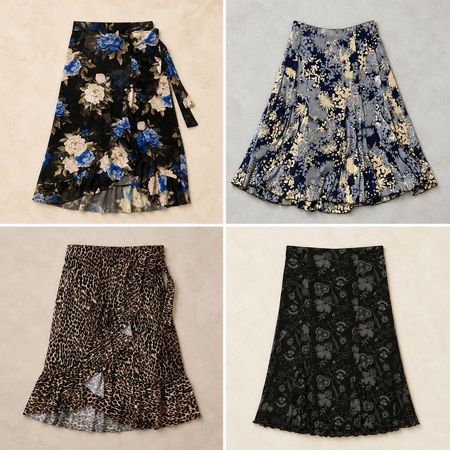 Y2k Floral Printed Skirts