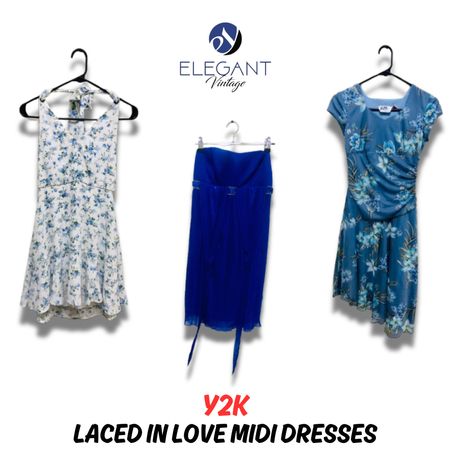 Y2K Laced In Love Midi Dresses - EV0670