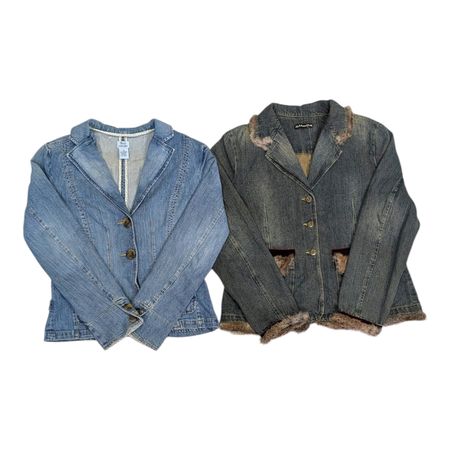 Y2K Blazer Style Denim Jackets