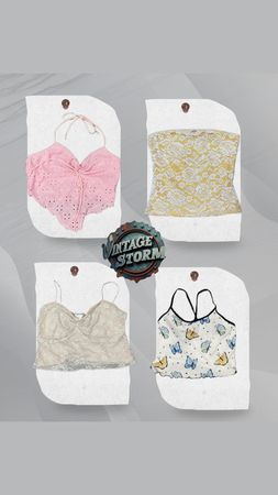 Y2K Romantic Style Poly Blouse