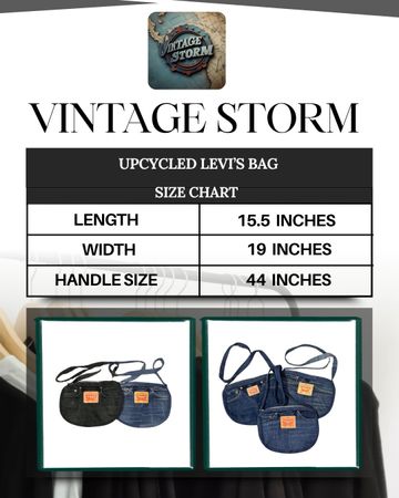 Upcycled Levi’s Denim Bag