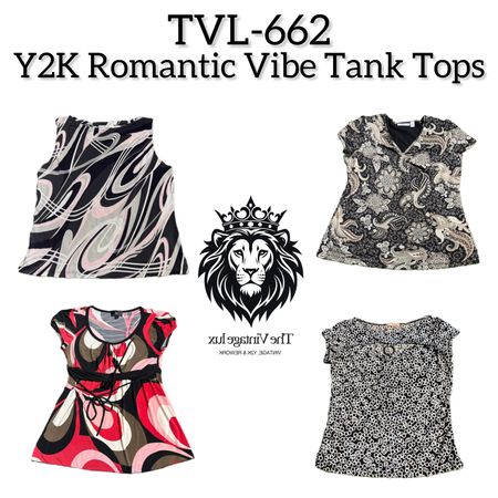 Y2K Romantic Vibe Tops (TVL-662)
