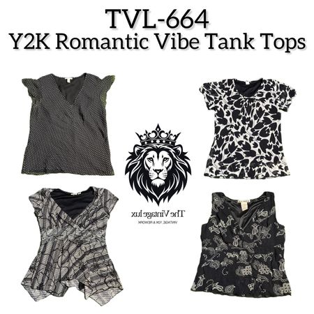 Y2K Romantic Vibe Tops (TVL-664)