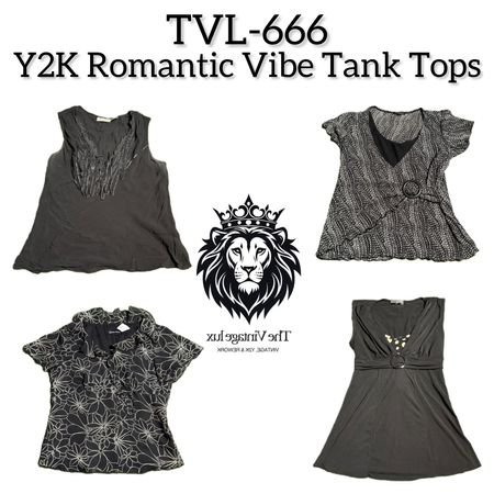Y2K Romantic Vibe Tops (TVL-666)