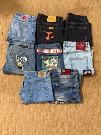 Y2K Hip Hop Jeans