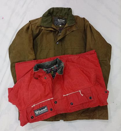 CR8434 VINTAGE BARBOUR & BELSTAFF JACKETS