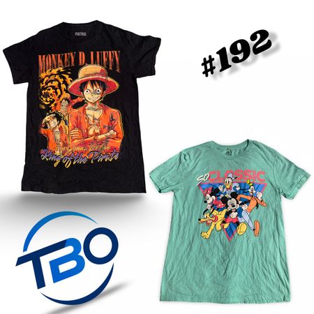 Cartoon printed T-shirts. #192