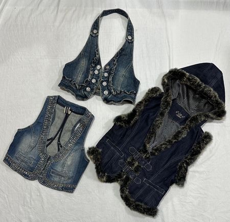 Y2K Style Waistcoat B # 068