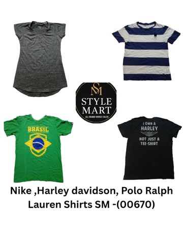 Carhartt ,Nike, Adidas, Harley davidson and Polo Ralph Lauren T Shirts SM - (00670)
