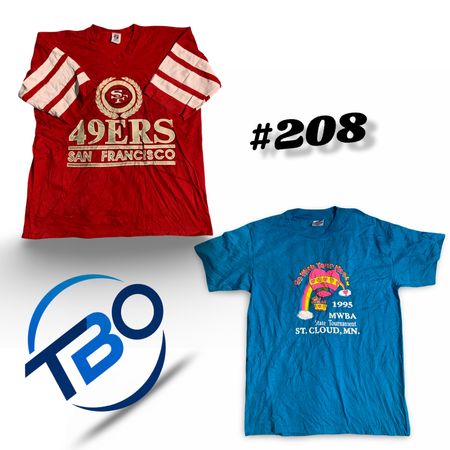 Single stitch t shirts. #208