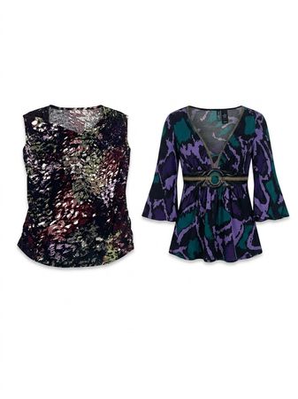 (FV-1449) Y2K Aesthetic: Bold Prints & Grunge Revival