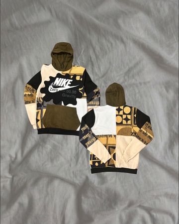 Upcycled Nike Tapestry Hoodie