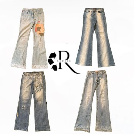 Y2K Era Cyber Girl Denim Jeans RW1967