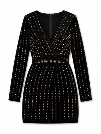 Y2K Sequinned Dress/ Tops (034c)