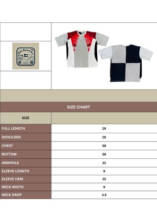 Upcycled Panelled Graphic Jersey Tee