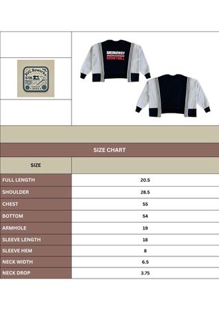 Upcycled Panelled Sports Baggy Sweatshirt