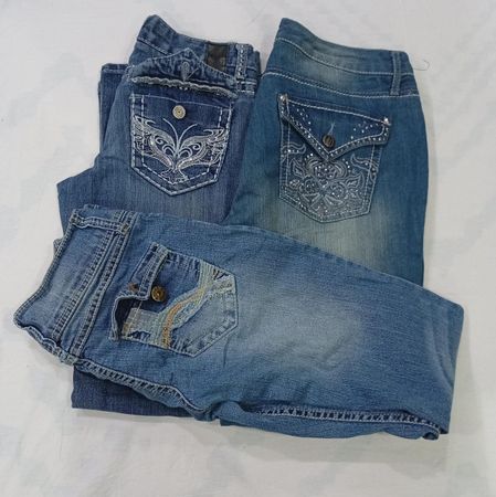 CR8459 Y2K FLARE JEANS