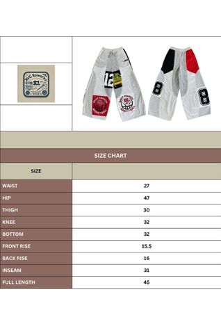 Upcycled Super Baggy Jersey Panelled Sweatpants