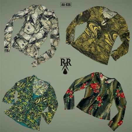 Y2K The Nature Vibe Mix Full Sleeve Tops (AA-836)
