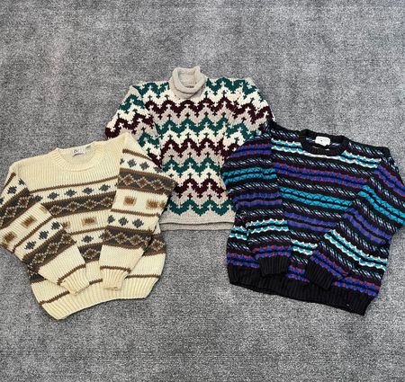 Vinatge Printed Sweaters - (14/05)