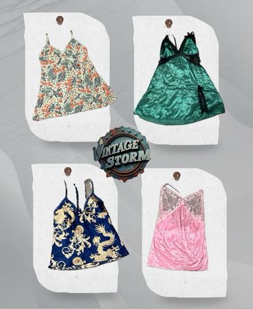 Y2K Midnight Blossom Cami Tops