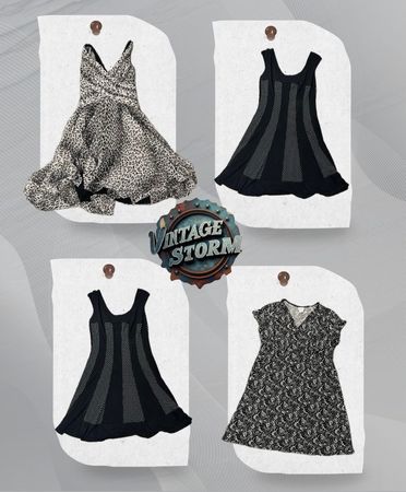 Y2K Ivory Blossom Poly Dress
