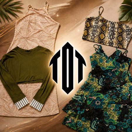 Y2K Dress & Crop Tops