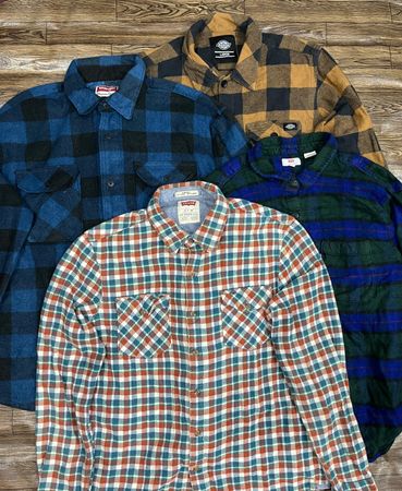 Flannel Shirts Mix Brand HR66
