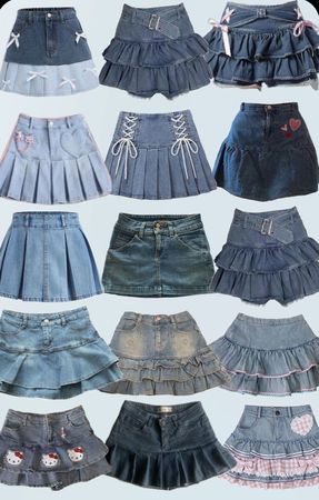Y2K Denim Skirts - (14/05)