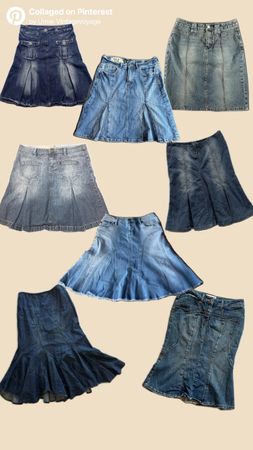 Y2K Denim Skirts - (14/05)