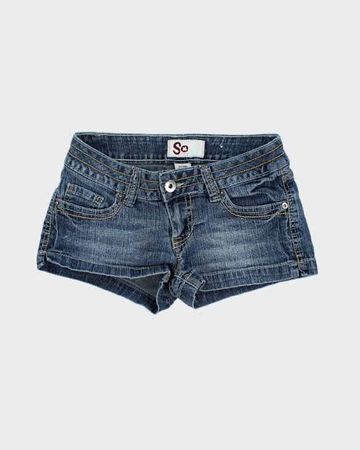 Y2K mini denim shorts