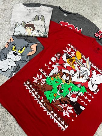 Cartoon printed t-shirts