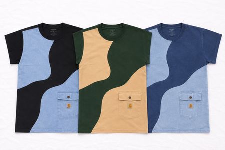 CR1622 UPCYCLED PATCHWORK UTILITY T-SHIRT