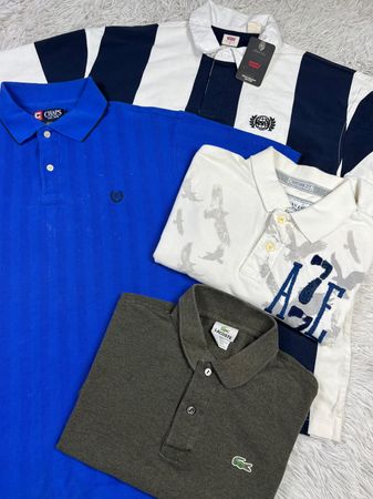 Mix branded collar t-shirts