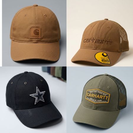Carhartt Baseball Caps Hats Workwear Trucker Mesh Dad Cap Flexfit Bundle vintage, Y2K and Modren Mixed