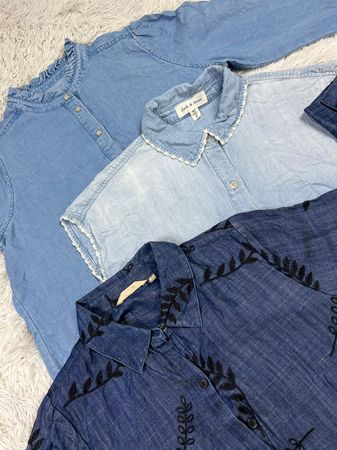 Fashion denim blouse