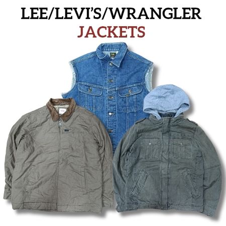 Levis Wrangler Lee Jackets
