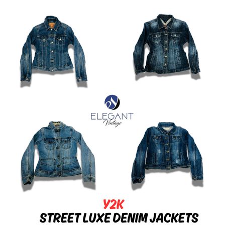 Y2K street Luxe Denim Jackets - EV0928