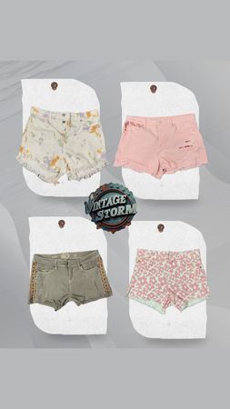 Y2K Floral Pastel Sexy Shorts