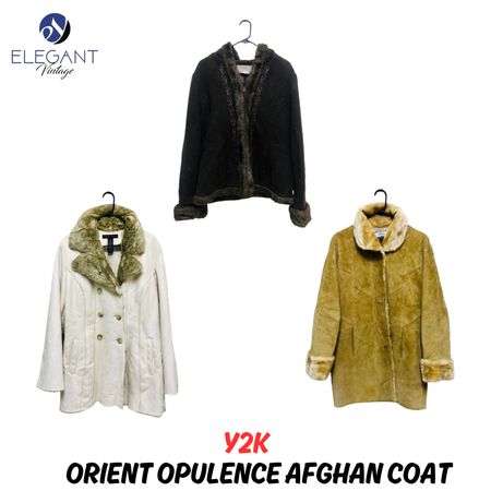 Y2K Orient Opulence Afghan Coat - EV0959