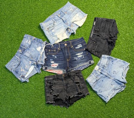 5640 - American Eagle, Abercrombie y Express Denim Mini Short