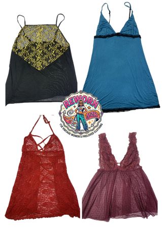 Y2K Vintage Slip & Lace Babydoll Bundle | VR-272