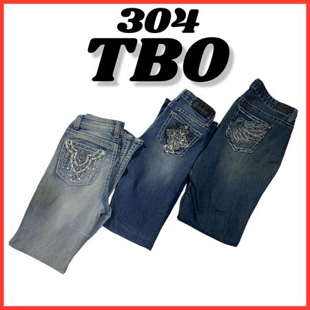 Y2k Embrace & Embordery Jeans #304.