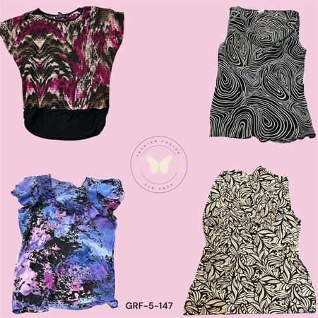Y2K Graphic Print Lightweight Polyester Top (GRF-5-147)