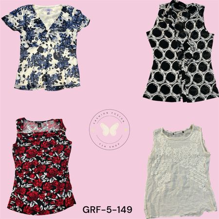 Korean Style Y2K Floral Printed Top (GRF-5-149)