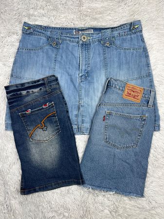 Jupes en denim mini Y2k