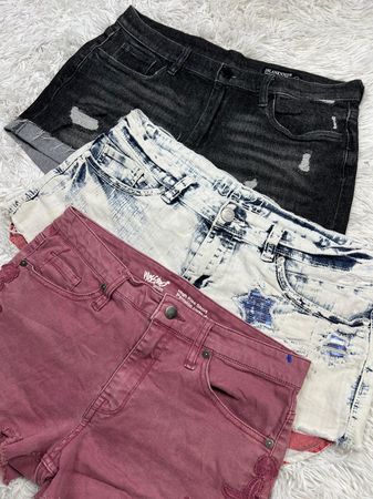 Shorts en denim mini Y2k